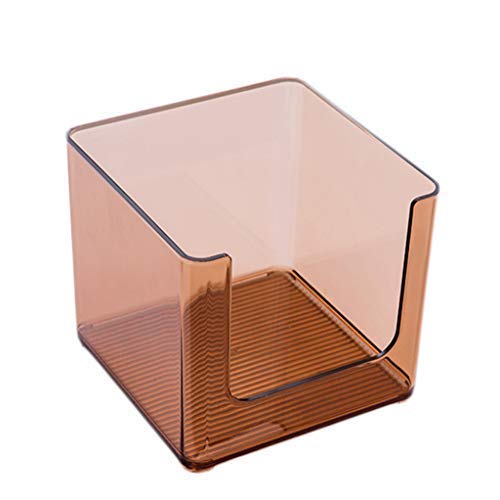MUMUWUSG Clear Acrylic Cosmetic Storage Box with Drawer - 33x16.5x14.6cm Makeup Organizer for Skincare, Beauty Products & Office Supplies - Perfect for Vanity, Bathroom Counter & Salon Display (Color A)