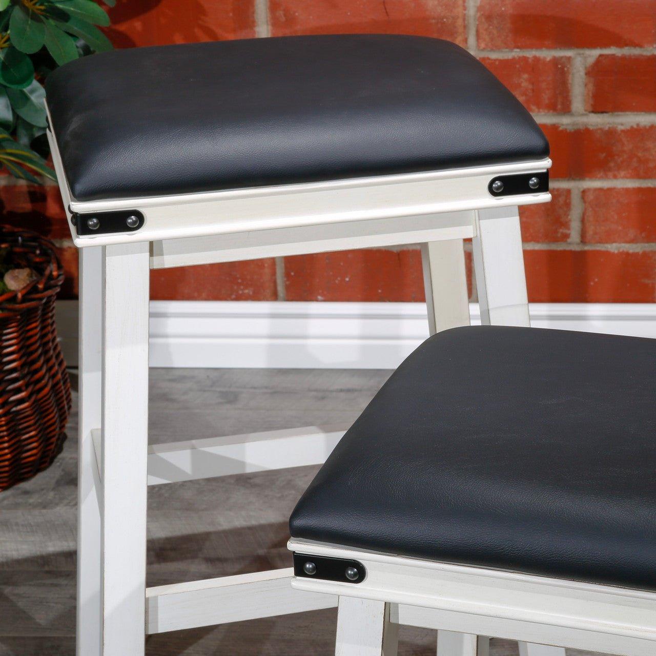 Premium Cortez Bonded Leather Stool - 24