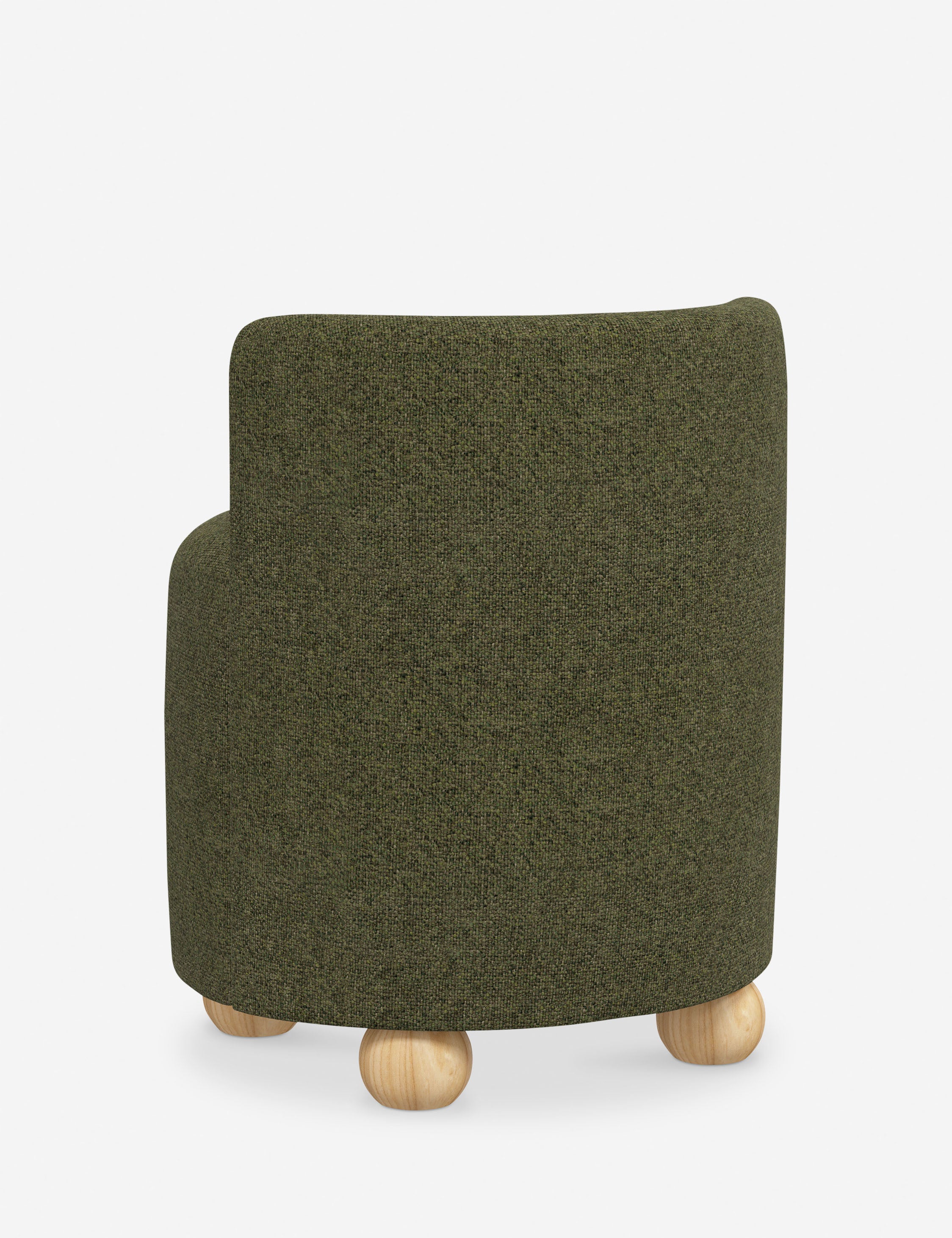 Fernsby Modern Accent Chair - Mid Century Style Upholstered Lounge Chair for Living Room, Bedroom, Office - Comfortable Reading Chair with Wooden Legs & Soft Fabric
