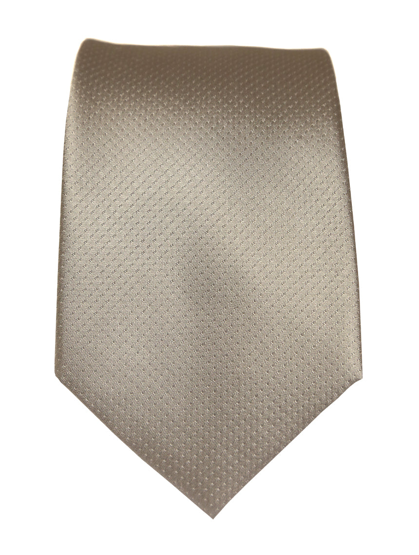 Classic Microdot Tie in Silver | Elegant Men's Necktie for Business, Weddings & Formal Events | Perfect Gift for Professionals