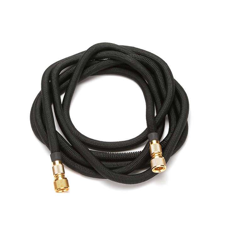 100FT Black Expandable Garden Hose - High Pressure TPE Watering Hose for Lawn, Garden & Car Washing - Lightweight & Kink-Free Flexible Hose with 3 Spray Patterns - Perfect for Outdoor Cleaning, Plant Watering & Vehicle Care