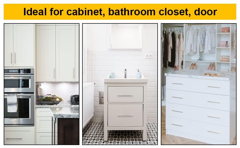 Premium Kitchen Cabinet Handles & Drawer Pulls - High-Quality Cabinet Hardware for Modern Kitchens - Versatile Cabinet Knobs & Door Handles - Perfect for Home Renovation & DIY Projects - Ideal for Cabinets, Dressers & Furniture Upgrades