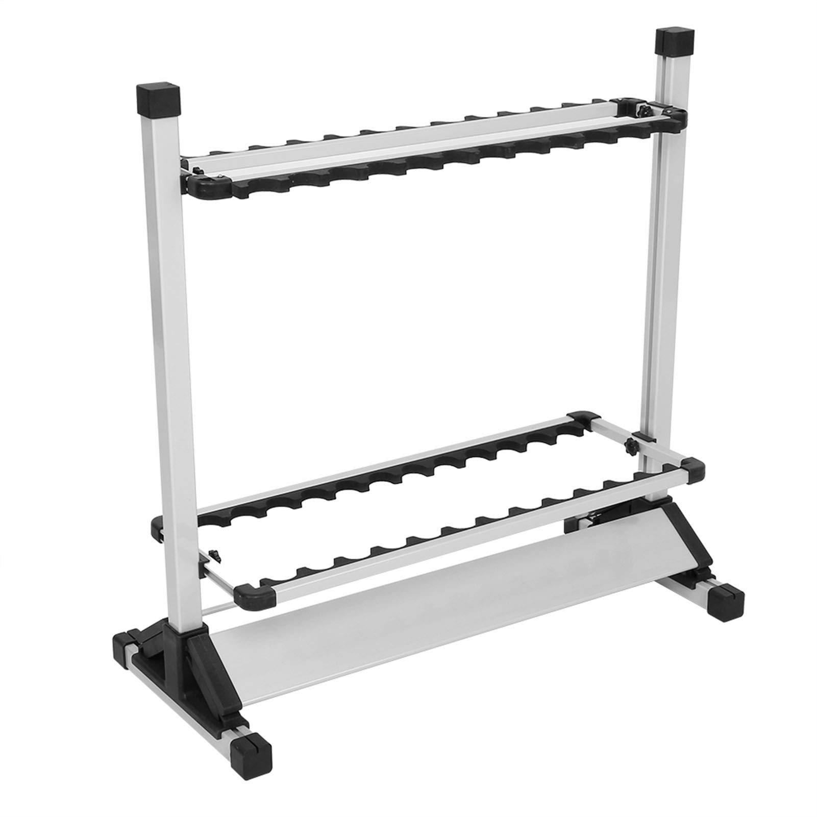 Titanium Alloy Fishing Rod Holder Stand - 24 Rod Capacity, 72 x 32.7 x 72.1 cm - Durable Storage Organizer for Fishing Gear - Perfect for Garage, Boat Deck, and Fishing Cabin Organization