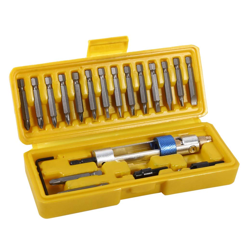 Premium Revolving Head Drill Bit Set - 50-Piece Multi-Screwdriver Bit Kit with Magnetic Holder for Wood, Metal & DIY Projects | Perfect for Home Repair, Furniture Assembly & Construction Work