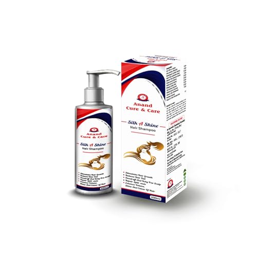 Anand Cure & Care Silk A Shine Hair Shampoo - 200ml | Sulfate-Free & Paraben-Free for Shiny, Healthy Hair | Perfect for Daily Use & Salon-Quality Results at Home