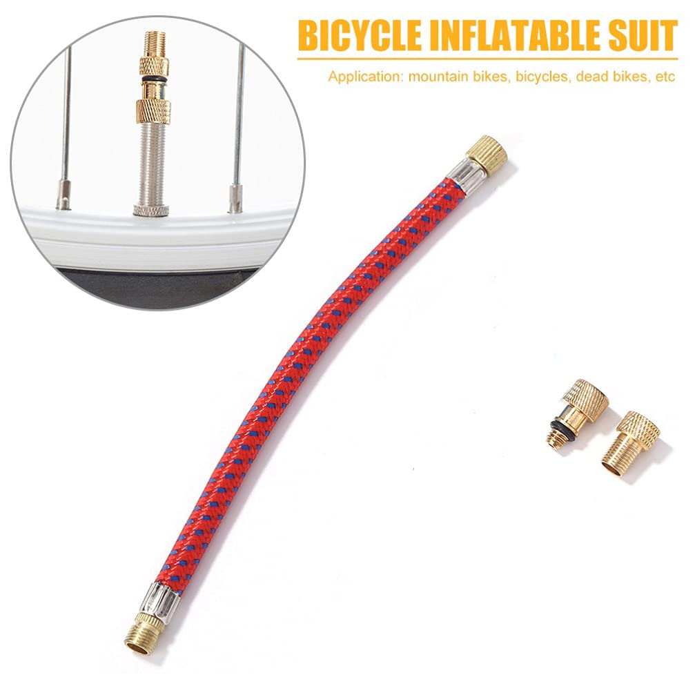 BESPORTBLE 21-Piece Bike Pump Adapter Set - Valve Adapters, Tire Inflator Needles & Accessories for Road/Mountain Bikes | Perfect for Cycling, Commuting & Outdoor Adventures