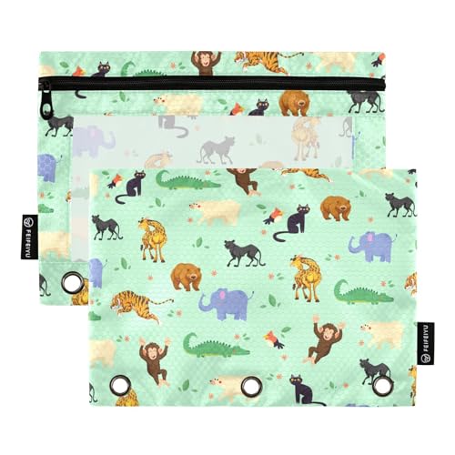 Cute Tiger Monkey Elephant