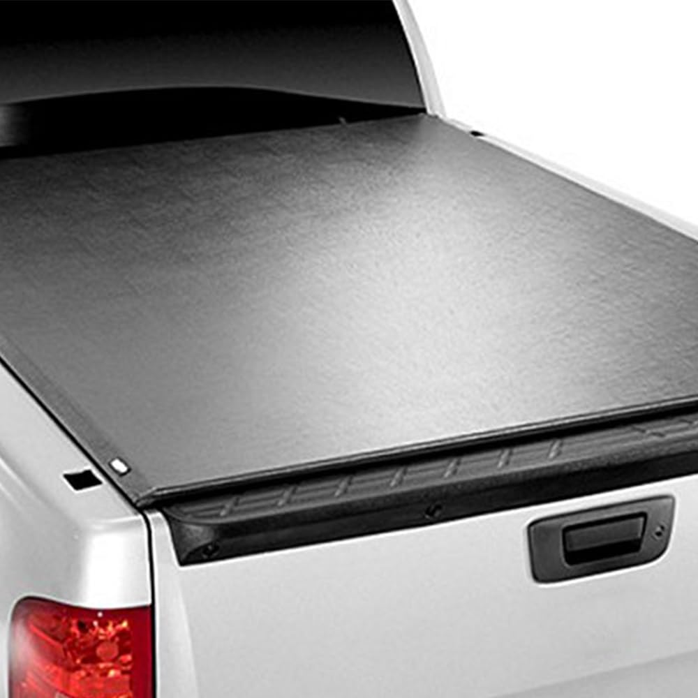 Low Profile Roll Up Soft Vinyl Truck Bed Tonneau Cover for 2014-2018 Chevy Silverado/GMC Sierra 1500 5.8 Ft (68