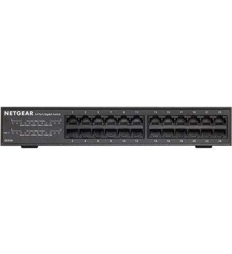 NETGEAR GS324 24-Port Gigabit Ethernet Switch | High-Speed Network Hub for Home & Office | Ideal for Gaming, Streaming & Business Networks