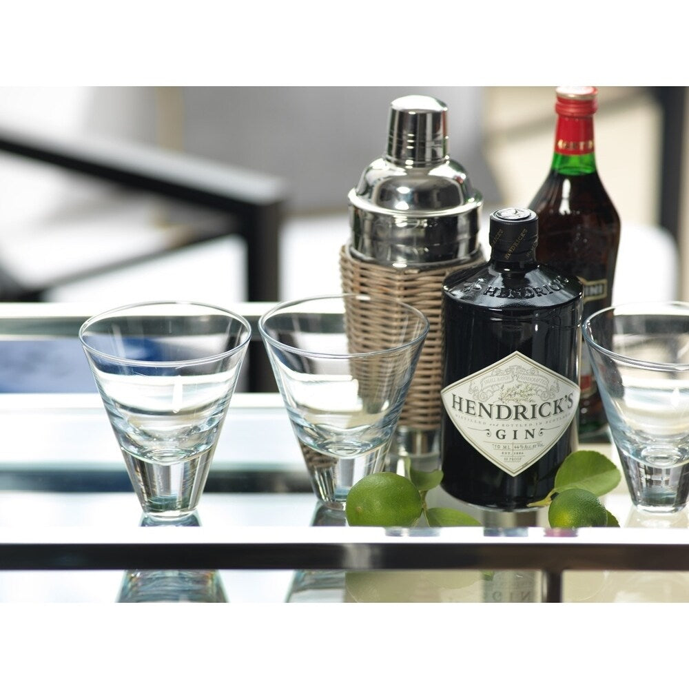 Anatole 4.75-Inch Tall Cocktail Glasses Set of 4 - Elegant Stemware for Martini, Margarita & Wine - Perfect for Parties, Weddings & Home Bars