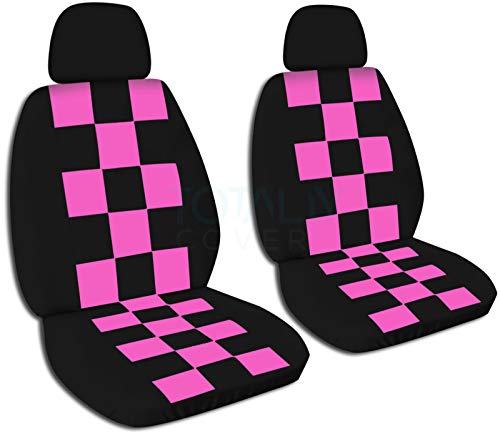 Black and Hot Pink Checkers