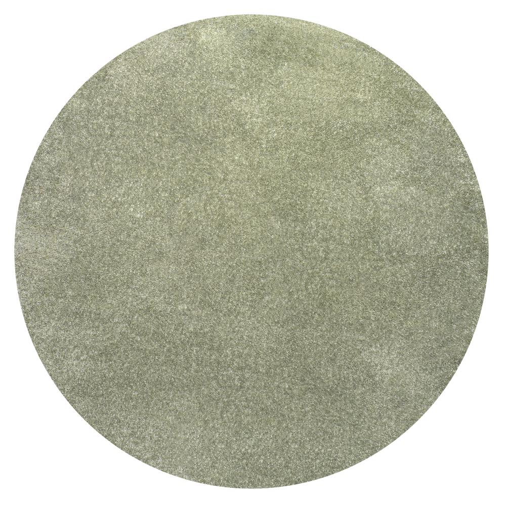 Eco-Friendly Haze Solid Low Pile Area Rug in Green - Soft Modern Living Room Bedroom Carpet for Home Decor