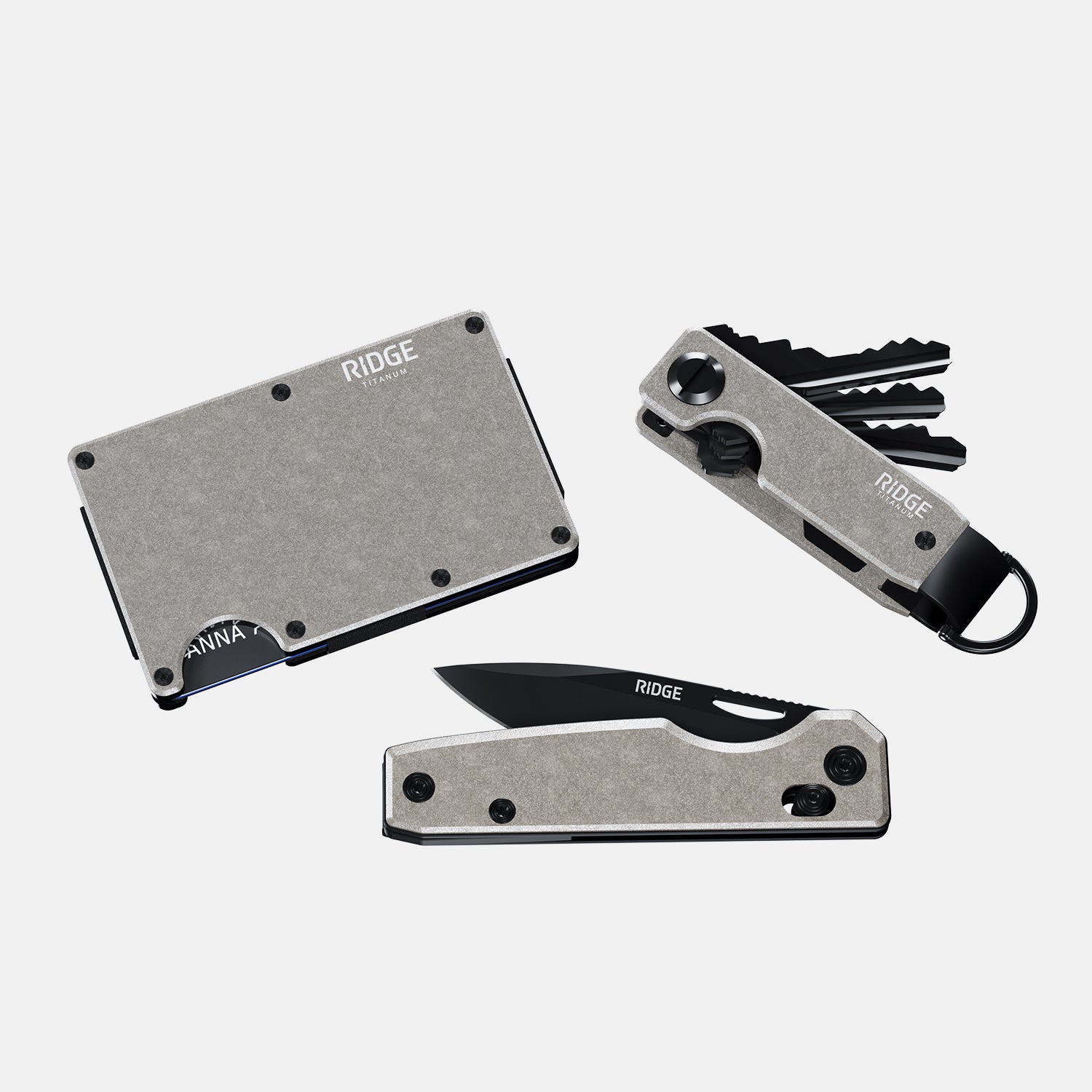 Premium Stonewashed Titanium Survival Kit - Compact Emergency Gear for Outdoor Adventures, Camping & Hiking Essentials