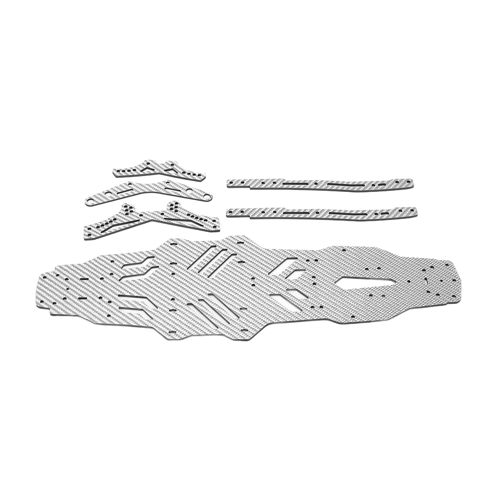 Carbon Fiber RC Drift Racing Chassis for MST RMX2.0S 1:10 Scale Remote Control Car - Lightweight Upgrade Accessory for Competitive Drifting and High-Speed Racing Performance
