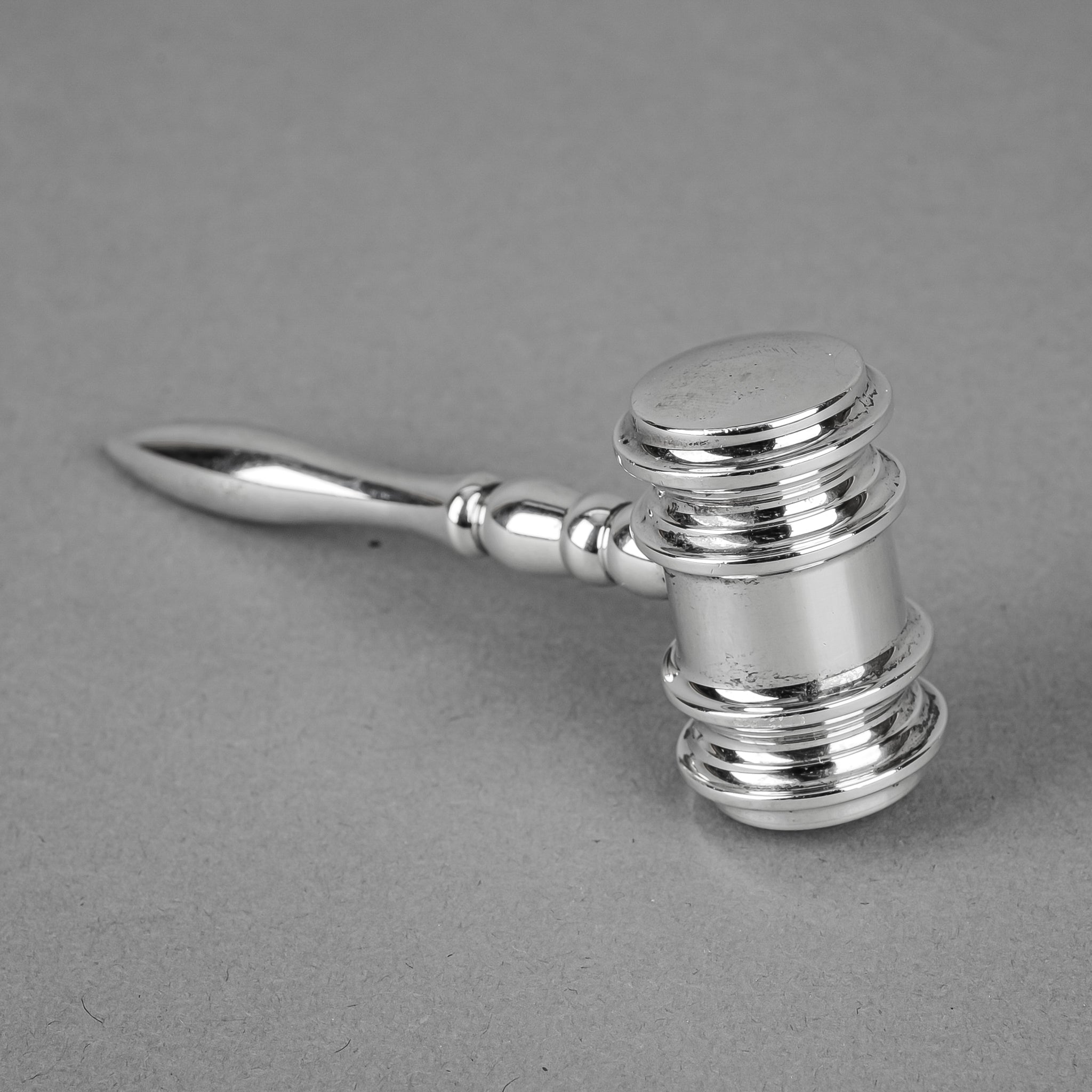 Tiffany & Co Sterling Silver Mini Gavel - Elegant Jewelry Hammer for Judges, Lawyers & Collectors - Perfect for Gifts, Awards & Office Decor