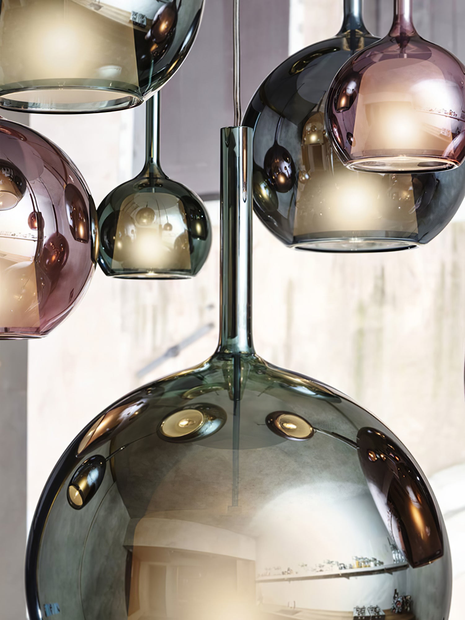 Modern Glo Pendant Light - Elegant Hanging Fixture for Kitchen Island, Dining Room & Bedroom - Dimmable LED Chandelier with Adjustable Height - Perfect for Home Decor & Interior Lighting