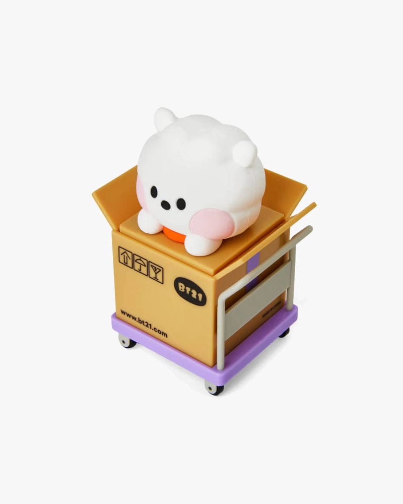 BT21 RJ Mini Privacy Rolling Stamp - Self Inking Address Stamp for Envelopes, Letters & Packages - Perfect for Mailing, Scrapbooking & DIY Crafts