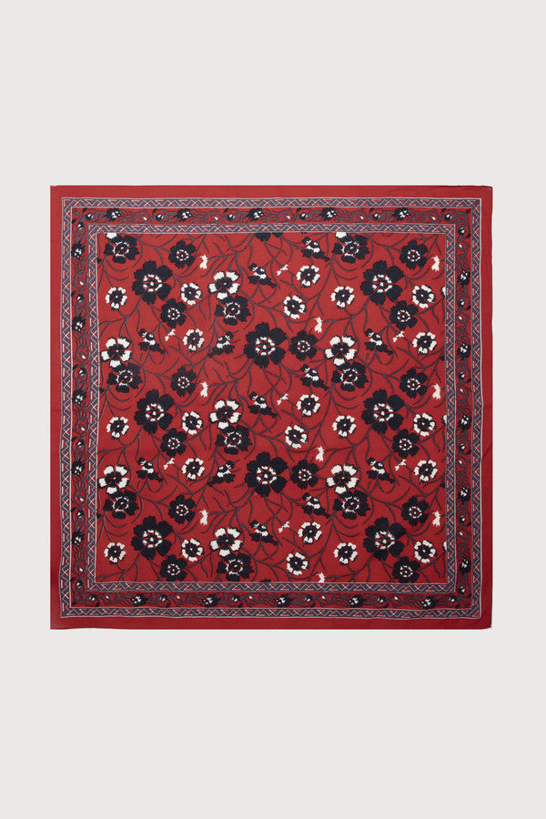 Floral Bandana Scarf - Stylish & Versatile Fashion Accessory for Women, Men - Perfect for Headband, Neck Scarf, Hair Wrap, Face Covering & Outdoor Activities