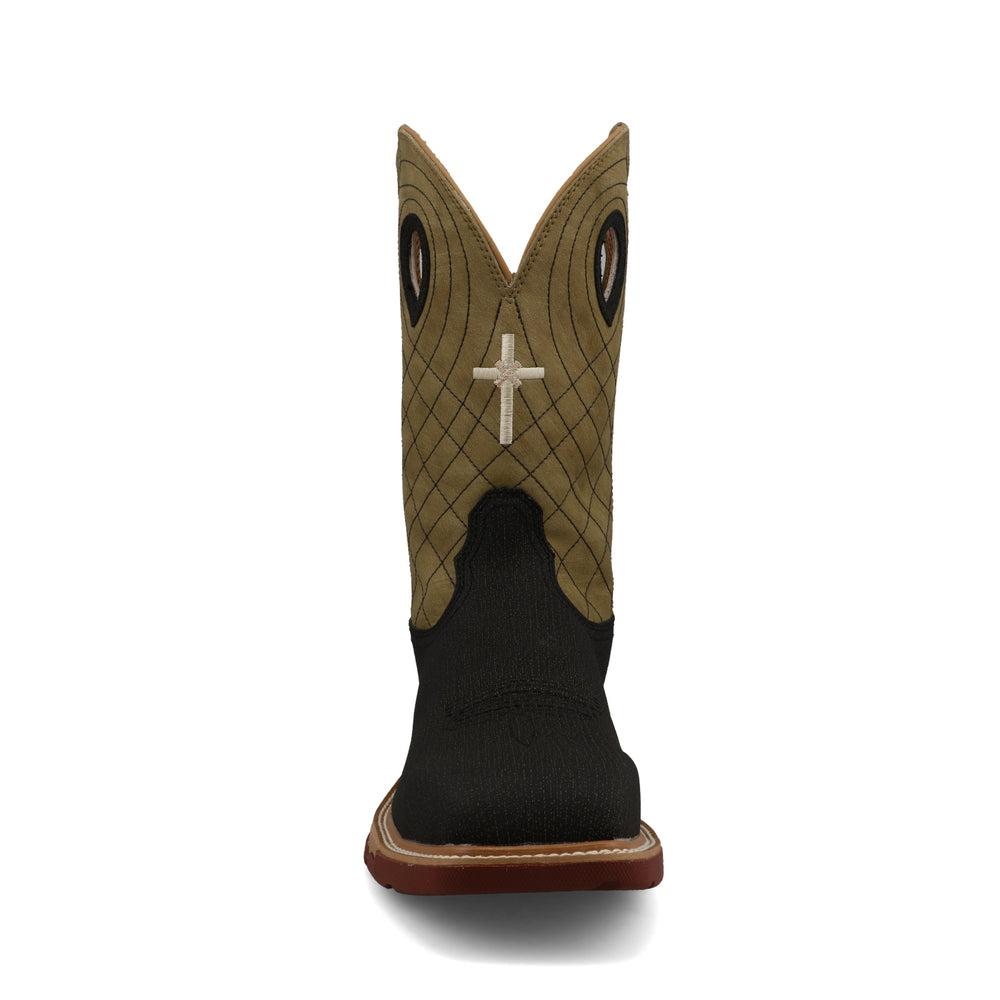 Men's 12 Western Work Boots - Durable Cowboy Boots for Ranch Work & Outdoor Activities | Perfect for Ranchers, Farmers & Country Style
