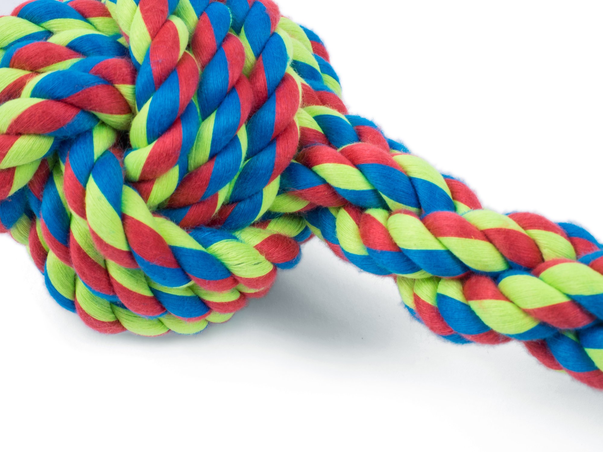 Durable Knotted Rope Bone Dog Toy for Aggressive Chewers - Interactive Play & Dental Health - Perfect for Large, Medium & Small Dogs - Indoor & Outdoor Use