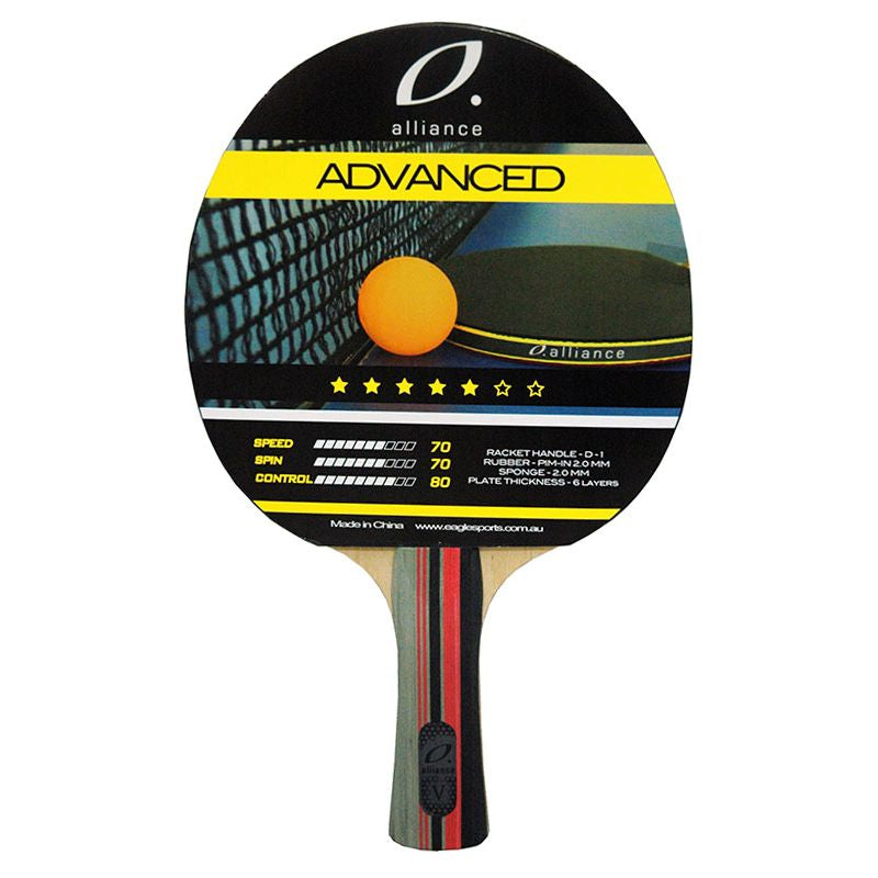 Alliance Eclipse 5-Star Professional Table Tennis Paddle - Premium Ping Pong Racket for Competitive Play & Indoor Sports