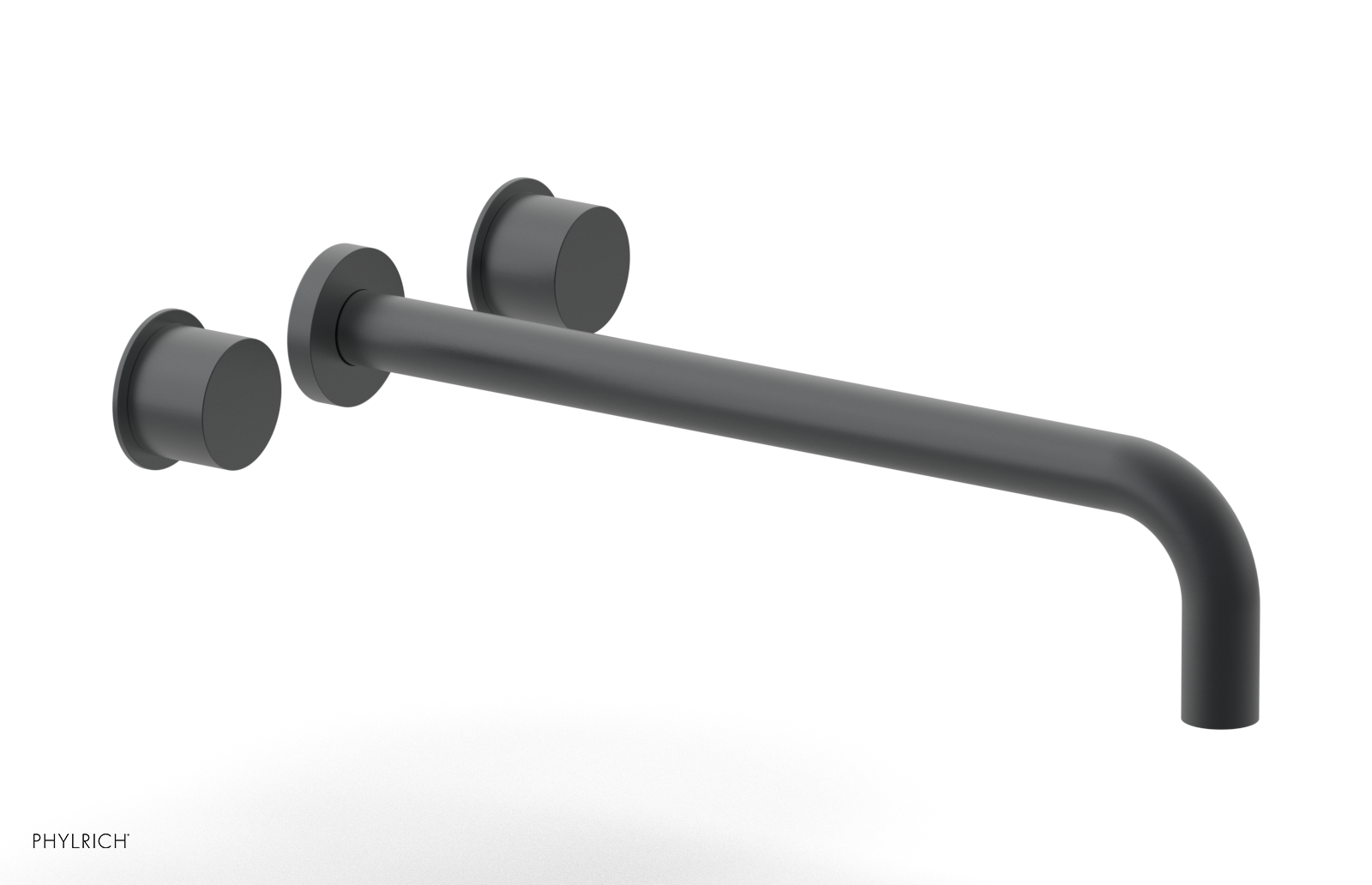 Basic II 14-Inch Wall Tub Faucet Set with Smooth Handles - 230 57 14 - Perfect for Bathroom Renovation & Modern Home Decor