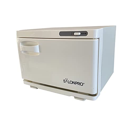SalonPro UV Mini Towel Warmer Cabinet - White | Compact Heated Towel Storage for Spas, Salons & Bathrooms | Perfect for Facial Towels, Hand Towels & Spa Treatments