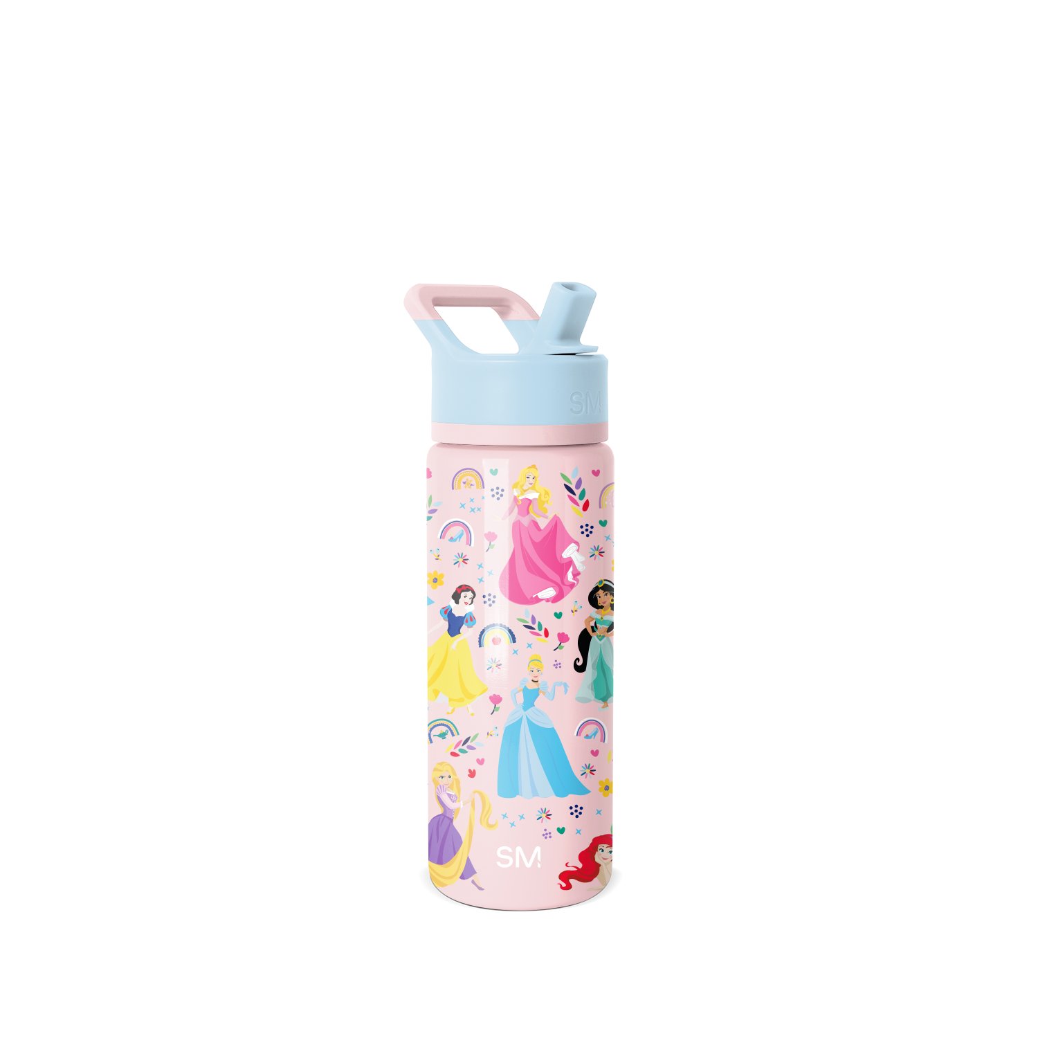 Summit Kids Water Bottle with Straw Lid - BPA Free, Leak Proof, Easy Carry for School, Sports & Outdoor Activities