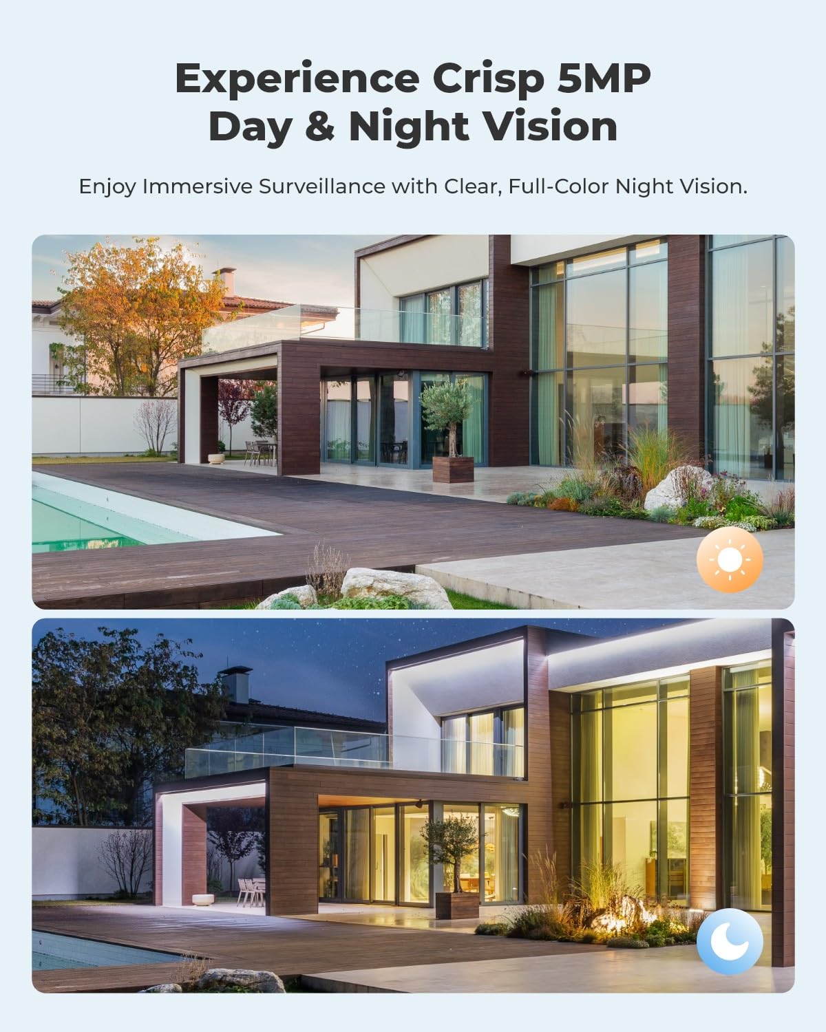 Reolink 2K+ Solar Security Camera Outdoor Wireless - 5MP 360° Pan-Tilt WiFi Camera with Person/Vehicle Detection, No Hub Needed, Solar Powered, SD Storage & No Monthly Fee - Ideal for Home Security, Backyard Monitoring, and Business Surveillance