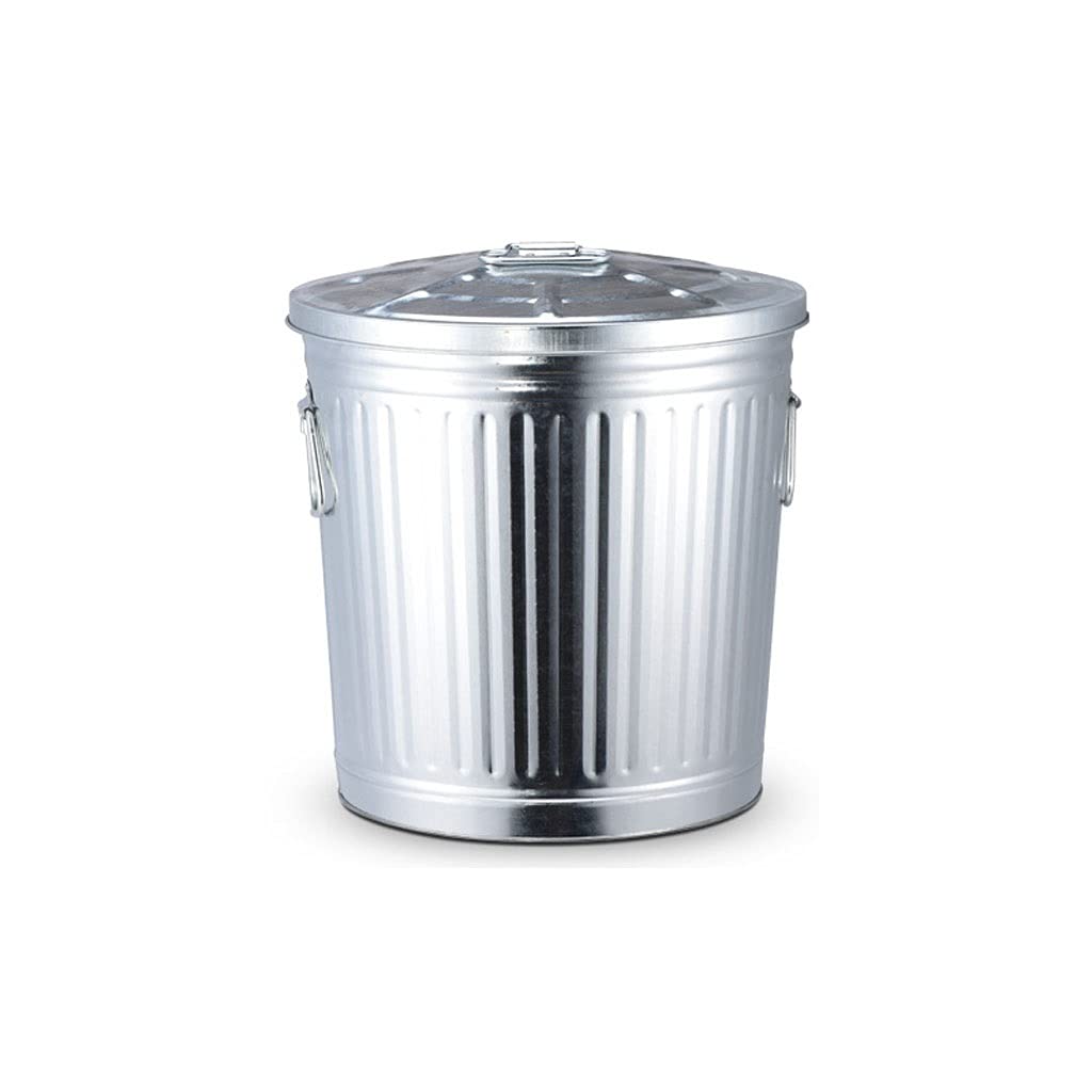 Heavy Duty Outdoor Trash Can with Lid - Large 50 Gallon Commercial Garbage Bin for Shopping Malls, Parks, Streets & Community Areas | Weatherproof & Durable Waste Container for Public Spaces