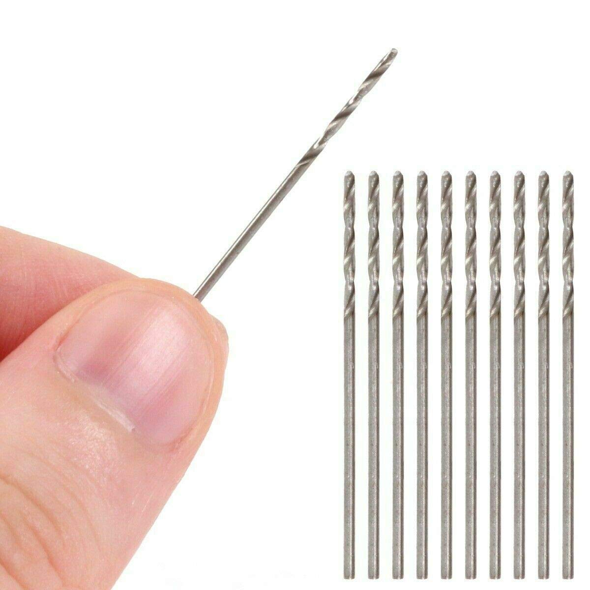 20Pcs 0.6mm HSS Micro Drill Bits for Wood, Plastic & Metal - DIY & Jewelry Making