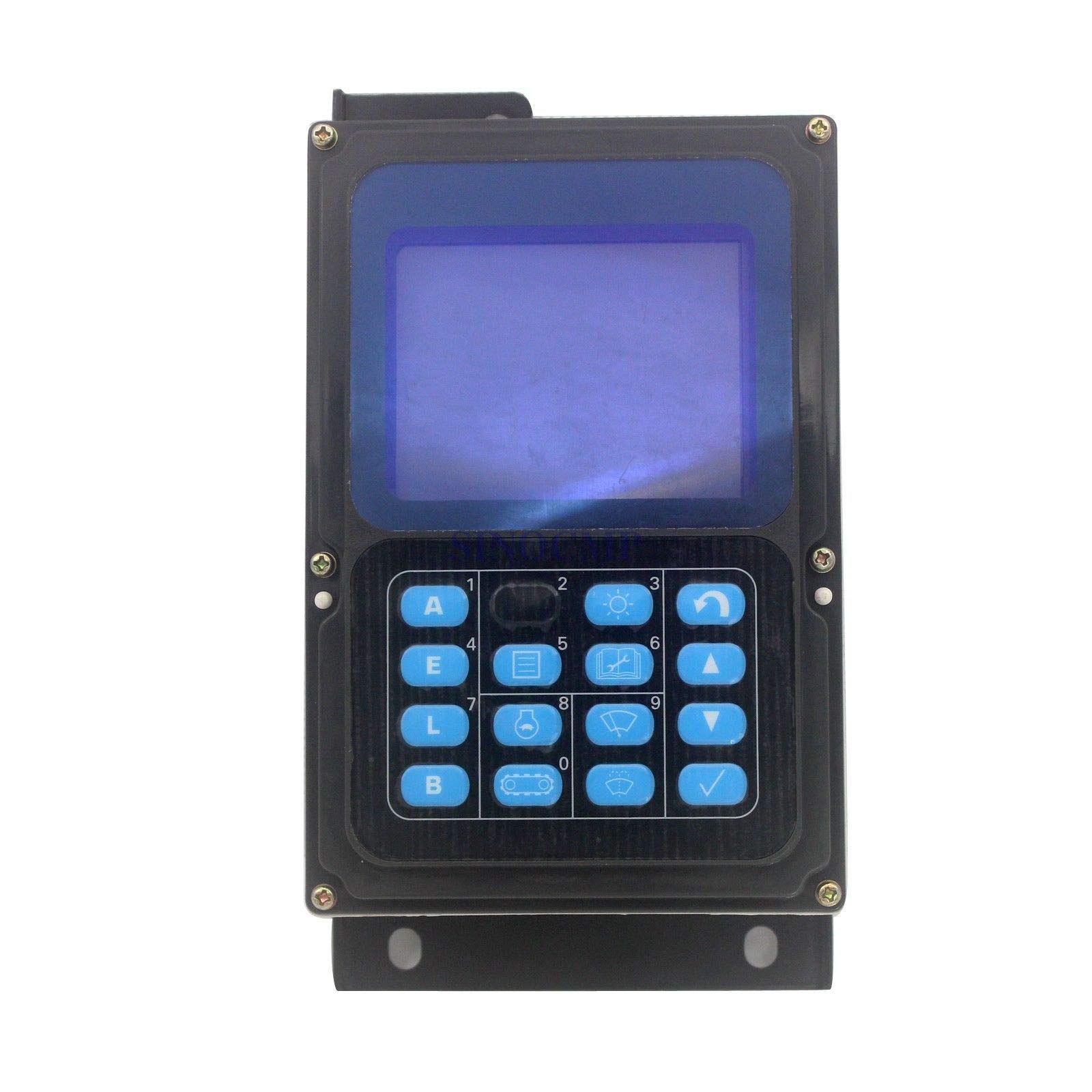 KOMATSU PC400-7 PC400LC-7 PC450-7 PC450LC-7 Excavator Monitor Display Panel Gauge Cluster (Part# 7835-12-2000 7835-12-2001) - Replacement for Construction Equipment Dashboard Display