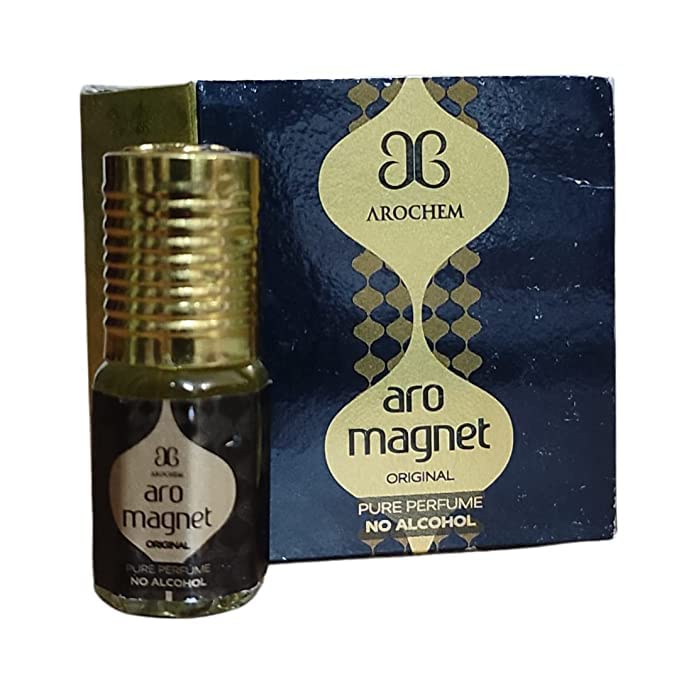 Bashaji Attar ARO MAGNET Roll-On Perfume Oil - 2ML | 100% Organic, Long-Lasting Unisex Fragrance | Perfect for Daily Wear, Special Occasions & Gifting
