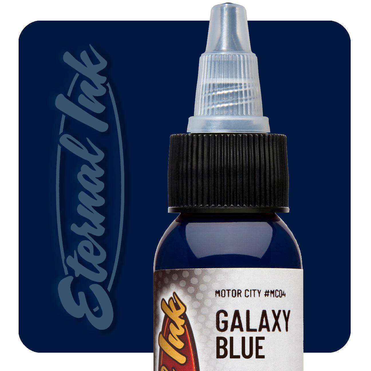 Eternal Motor City Galaxy Blue Fountain Pen Ink 1oz (33ml) - Premium Waterproof Ink for Calligraphy, Writing & Art - Perfect for Journals, Letters & Creative Projects