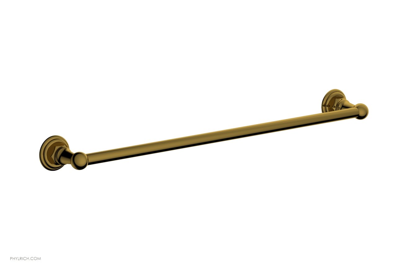HEX TRADITIONAL 24-Inch Towel Bar - 500 Series 71 Finish - Modern Bathroom Towel Rack for Bath, Kitchen & Spa - Durable & Stylish Home Decor Accessory