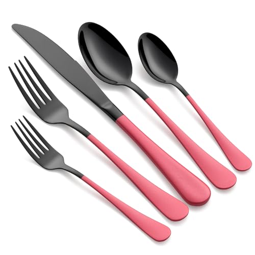 pink and black