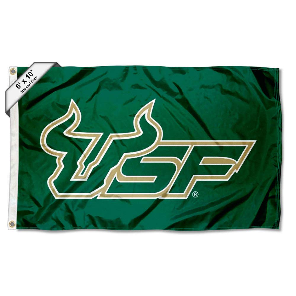 South Florida Bulls 6x10 Feet College Flag - Durable Outdoor Banner for Tailgating, Game Day Decor & School Spirit - University of South Florida Bulls Team Pride