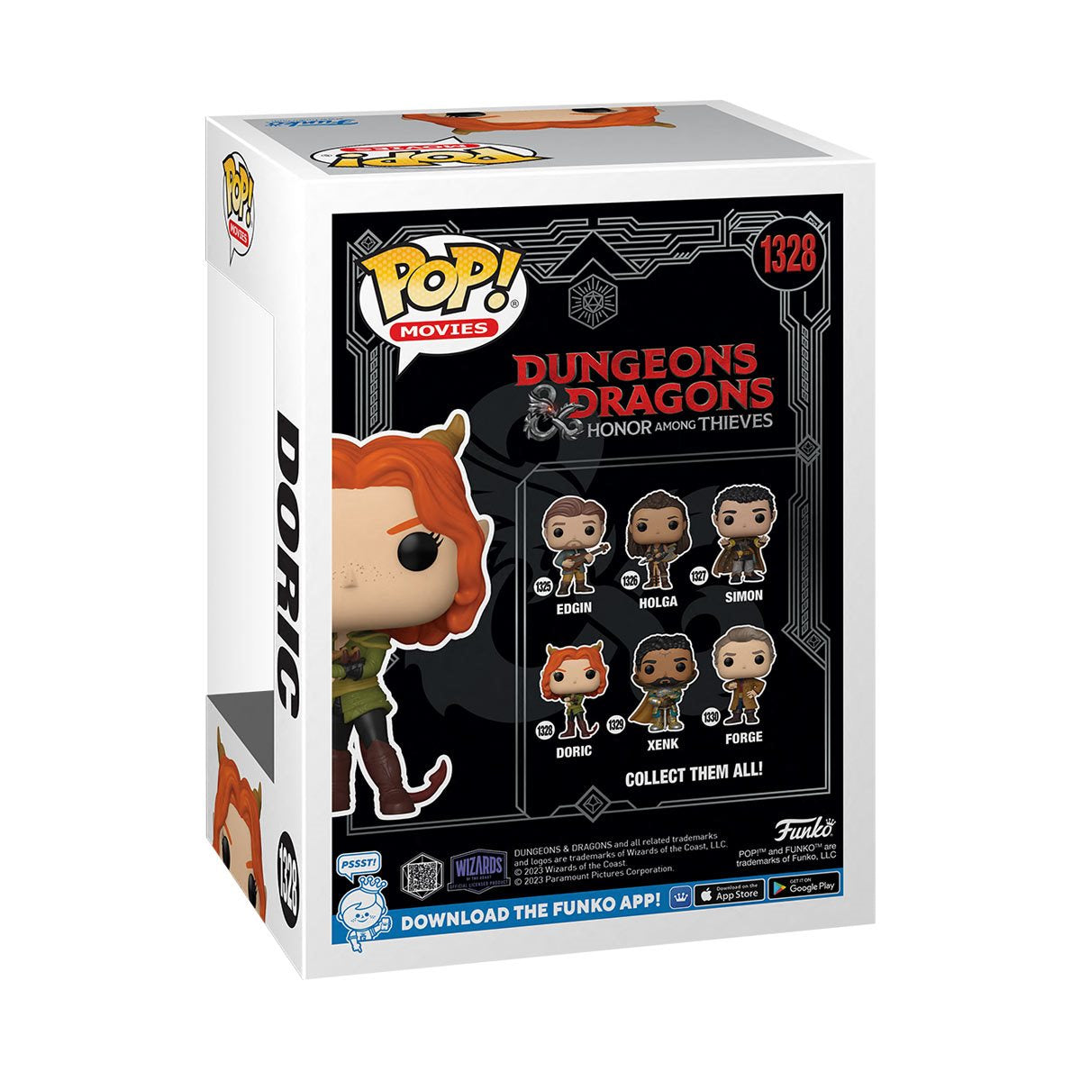 Dungeons & Dragons: Honor Among Thieves Doric Pop! Vinyl Figure #1328 - Funko Pop Collectible for D&D Fans, Movie Merchandise & Gaming Room Decor