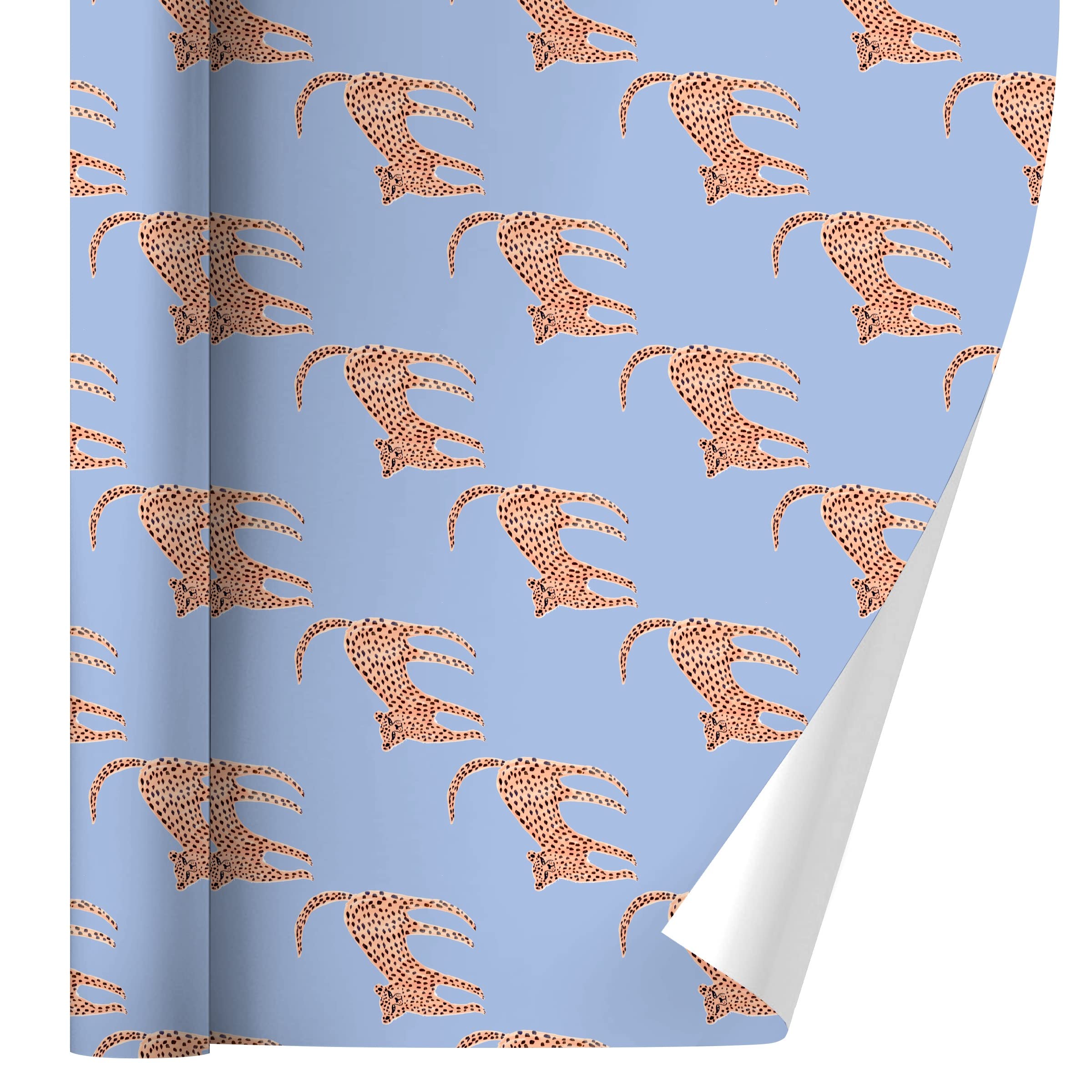 GRAPHICS & MORE Spiffy Cheetahs Gift Wrap Paper Rolls - Cheetah Print Wrapping Paper for Birthday, Christmas, Baby Shower & Party Gifts