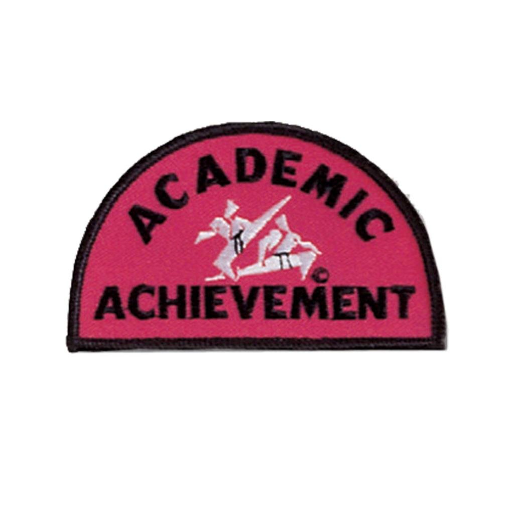 Academic Achievement Patch - Sewn On Embroidered Badge for School Uniforms & Scout Vests - Motivational Reward for Students