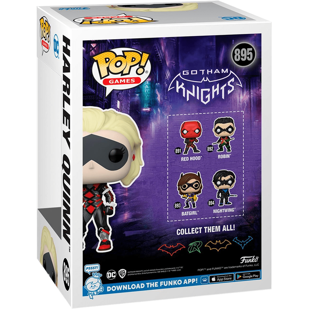 DC Gotham Knights Harley Quinn Collectible Action Figure - Perfect for Fans, Collectors, and Display in Home or Office