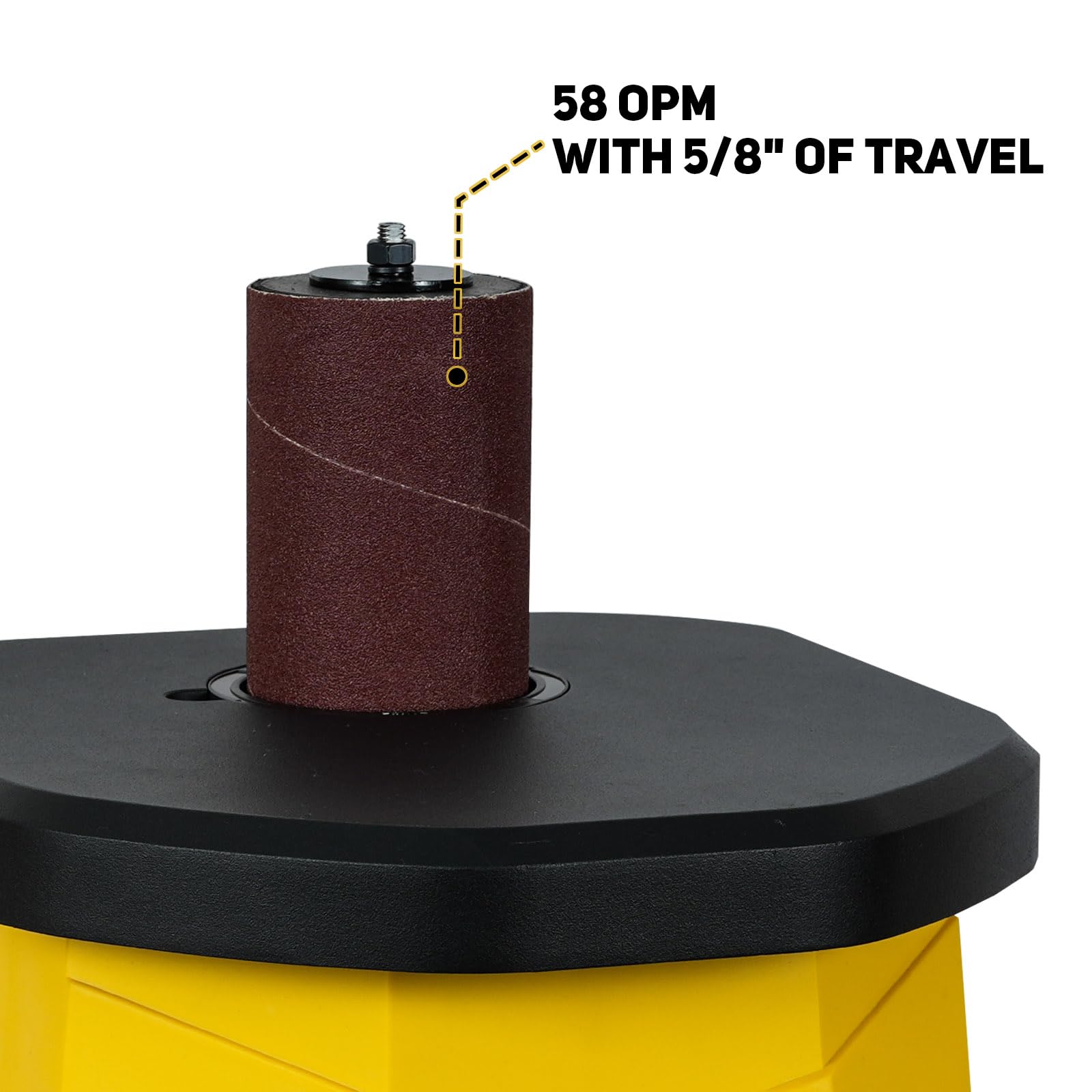 4A Variable Speed Oscillating Spindle Sander 1000-1800RPM | Woodworking Power Tool with Multiple Sanding Sleeves | Efficient Dust Collection & Compact Design | Perfect for Furniture Making, Cabinet Sanding & DIY Wood Projects