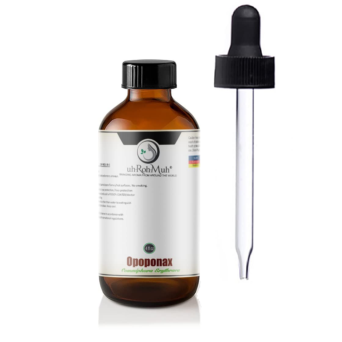 Pure Opoponax Essential Oil 4oz - 100% Natural, Therapeutic Grade from France | Aromatherapy, Relaxation & Skin Care