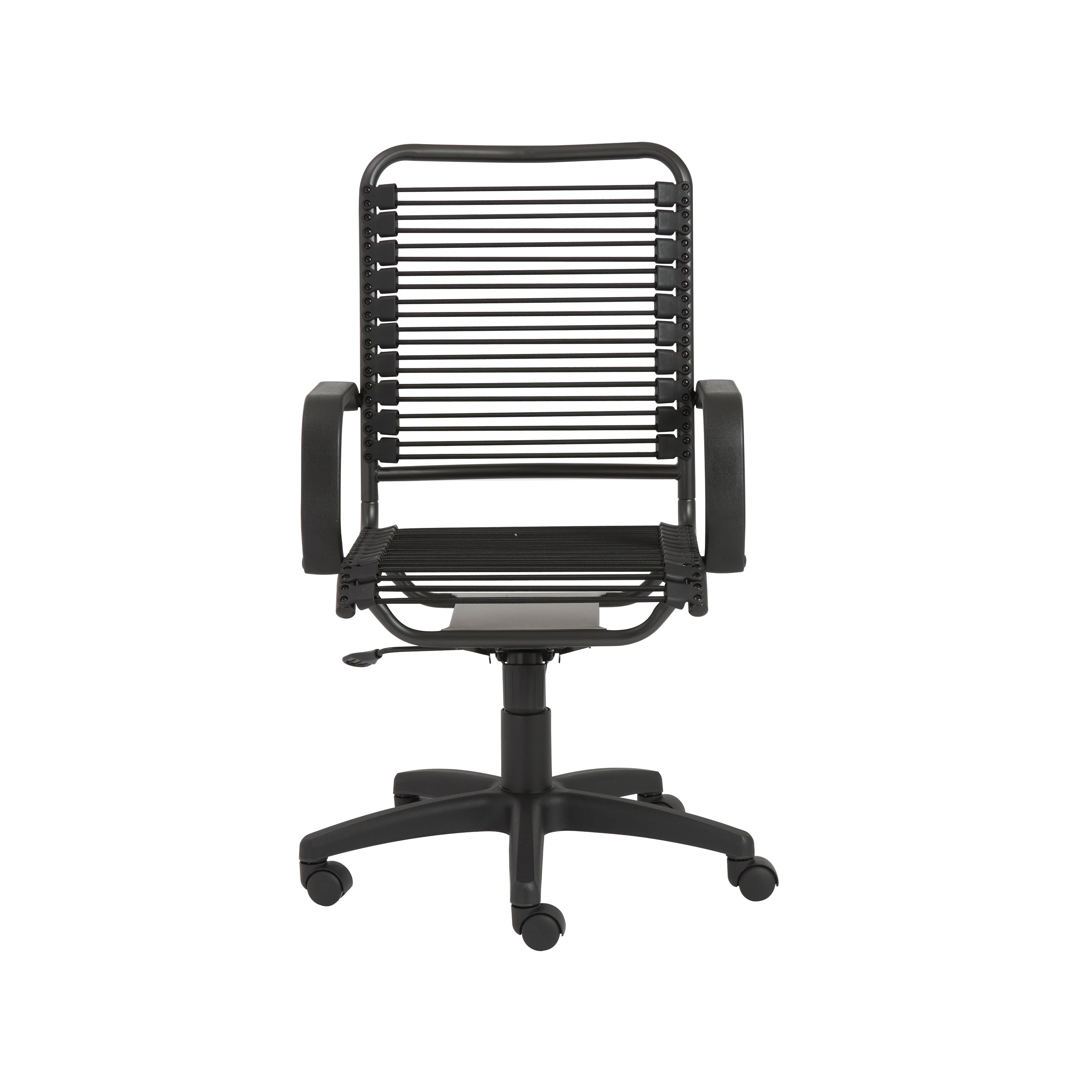Bradley High Back Bungee Office Chair - Ergonomic Mesh Executive Chair with Graphite Frame & Black Base - Perfect for Home Office, Gaming & Workspace Comfort