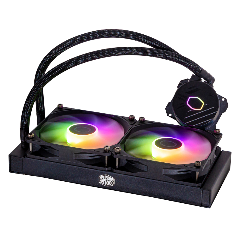 Cooler Master MLW D24M A18PZ R1 CM MASTERLIQUID 240L CORE ARGB CPU Liquid Cooler - High Performance PC Cooling for Gaming & Overclocking