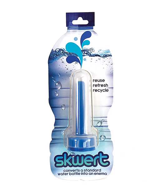 Boneyard Skwert Enema Adapter - Blue | Enema Kit Accessory for Colon Cleansing & Detox | Perfect for Home Enema Therapy & Hydrocolon Therapy Sessions