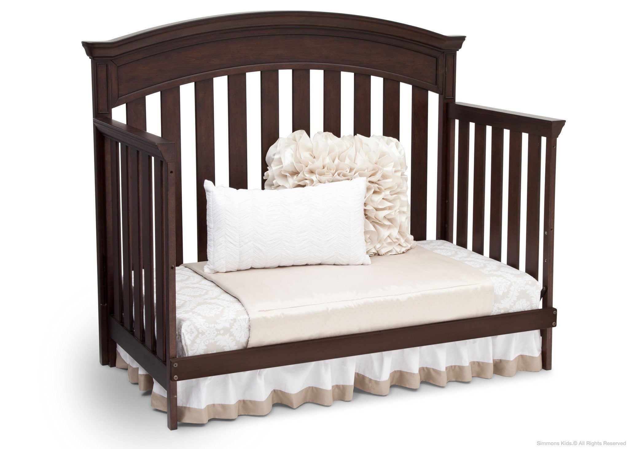 Castille Crib 'N' More - Convertible Baby Crib with 3-in-1 Design for Nursery, Toddler Bed & Daybed - Perfect for Newborns to Kids | Safe & Stylish Nursery Furniture for Modern Homes