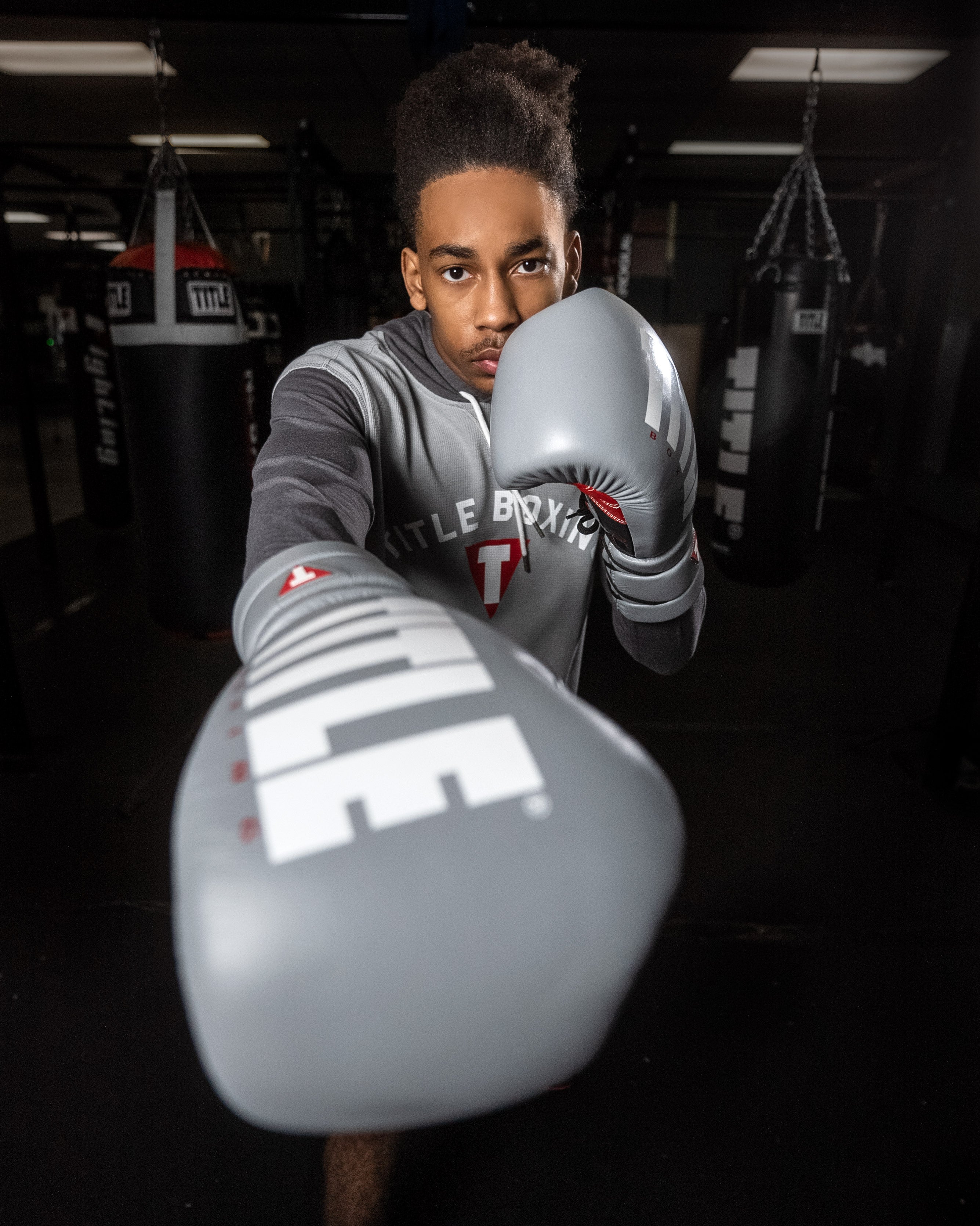 TITLE Boxing Leather Enforcer Pro Sparring Boxing Gloves - Premium Training Gloves for Boxing, MMA & Kickboxing - Perfect for Gym, Competition & Heavy Bag Workouts