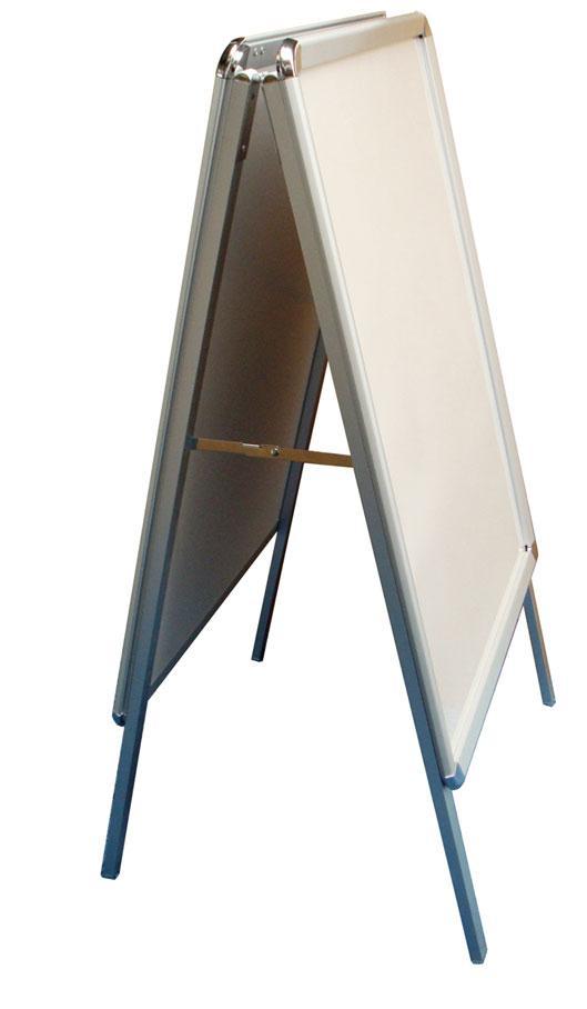 A1 A-Frame Floor Stand with Snap Frame - Perfect for Retail Displays, Trade Shows, and Event Signage
