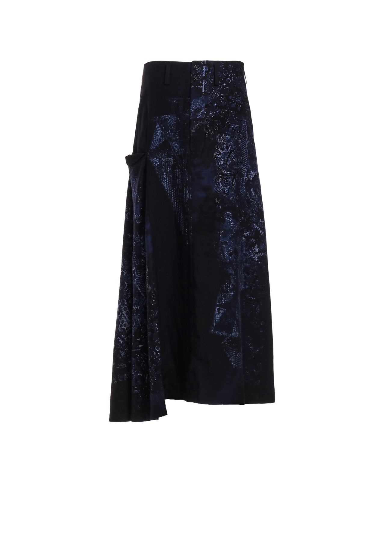 Elegant CU/Twill Lace Design PT Right Flare Skirt - Perfect for Casual Outings, Office Wear & Special Occasions